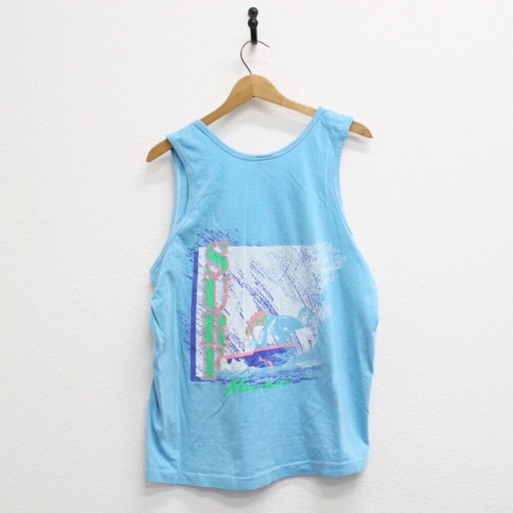 Vintage H2O Sports Surf Hawaii Tank Top Shirt XL